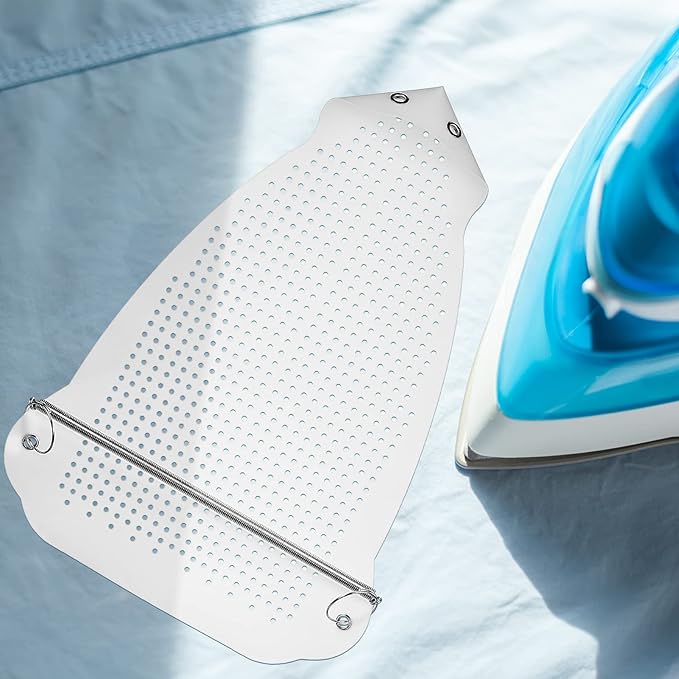 Cunhill 2 Pieces Ironing Shoe Cover Ironing Accessories Iron Soles Aluminum Material Electric Iron Assistant Tool Safe Slip on for Electric Sole Quick Install Cover Most Standard Size