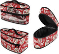 Christmas Iron Storage Case Fits Traveling Outing Decorative Handheld Steam Iron Storage Bag Compatible with Most Iron, Santa Claus HOHOHO
