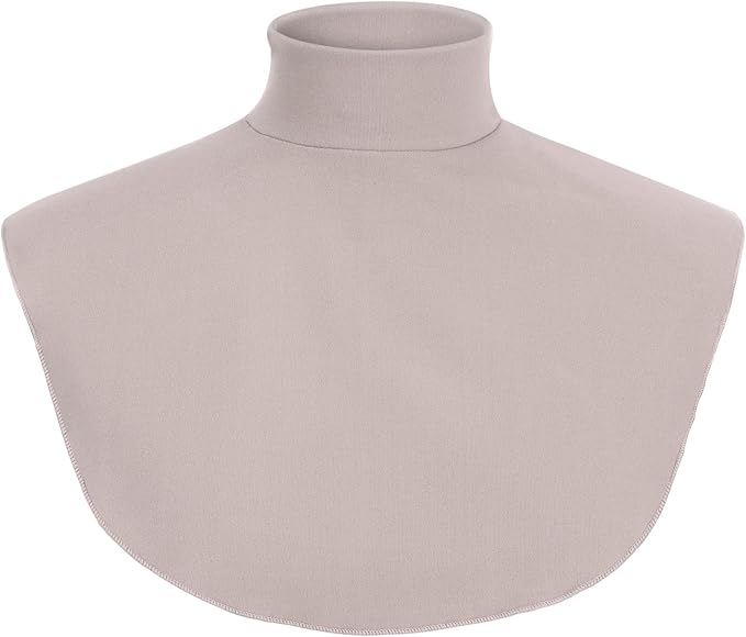 Turtleneck Dickey Extra Large Fake Collar Detachable Dickey Collar Half Mock Turtleneck for Men Women