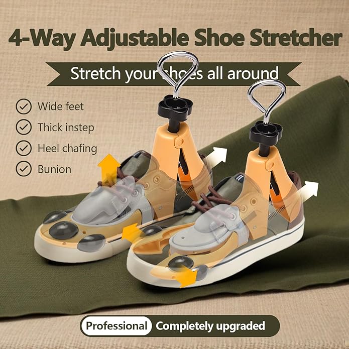 Boot Stretcher for Men Women, Boot Stretcher for Cowboy Boot Leather Shoe Stretcher Wide Feets Instep