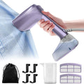 Vacuum Steamer for Clothes, 3500Pa Suction Handheld Clothes Steamer,Multiple mode adjustment，Portable Travel Steamers for Clothes, Steaming & Ironing 2 in 1，400ml Water Tank (for 110-120V)
