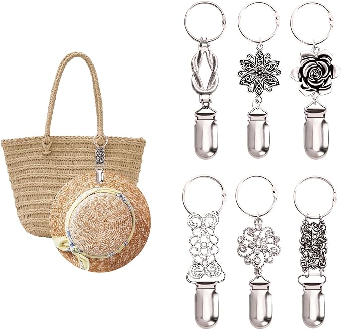 Hat Clips for Travel on Bag, Portable Hat Holder Travel Essentials Cruise Essentials, Beach Vacation Accessory