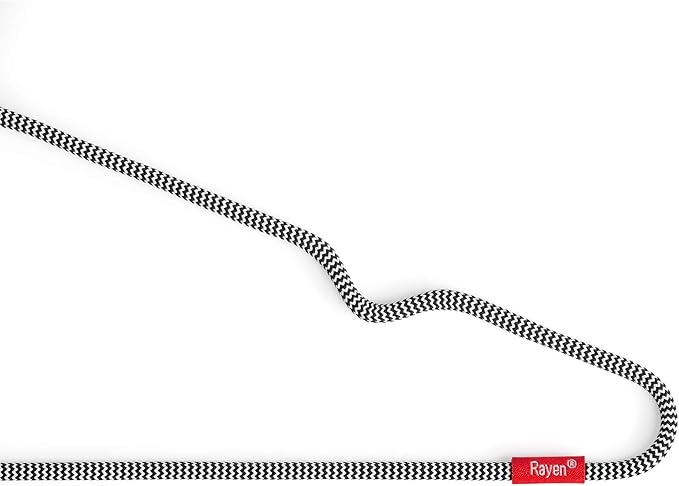 Rayen | Clothes Hangers | Anti-Slips | Pack of 6 Units | Nylon Hangers | 15.9 x 7.6 in