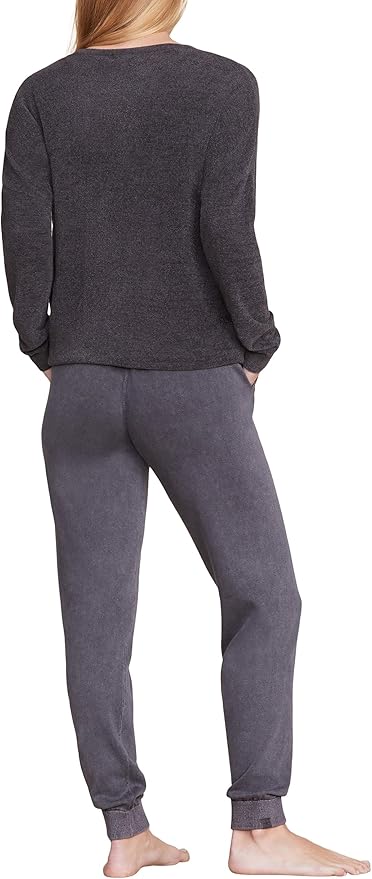 Barefoot Dreams CozyChic Ultra Lite Slouchy Pullover for Women, Ultra Soft Long Sleeve, Crew Neck Pullover