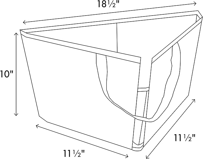 IdeaWorks Home Away-Organize and Store Perfect for Hangers, Laundry, and More, JB8654