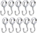 uxcell Wardrobe 25mm Dia Tube Rod Handbag Clothes Coat Hooks Hangers 10pcs