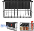 Magnetic Dryer Ball Holder, Kitchen Moveable Magnetic Storage Holder, Magnetic Basket Organizer Shelf Rack for Refrigerator, Kitchen Counter, Laundry Room, Bathroom (Black)