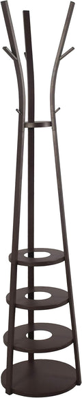 ThreeHold - Branch (Antique Brown) Multi-function coat rack, umbrella stand and shoe shelving
