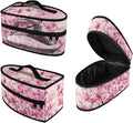 Rchsmod Butterfly Cherry Blossom Print Steam Iron Case Lightweight Travel Steamer Carrying Case Iron Storage Bag Iron Accessories, Case Only