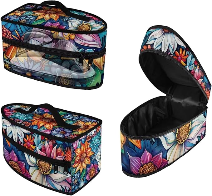 Mandala Iron Storage Case, Lightweight Foldable Steam Iron Case Bag for Women Dustproof & Easy to Carry Irons Carrying Storage Bag