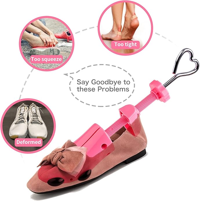 Shoe Stretcher for Women Men Wide Feet 4-Way Adjustable Shoe Expander Widener