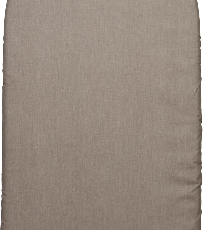 Ironing Board Cover and Pad (Grey), 100% Cotton with Premium Polyester Padding by Seymour Home Products; Fits Full Size Board | Stain and Scorch Resistant; Elastic Edge | Laundry Accessories
