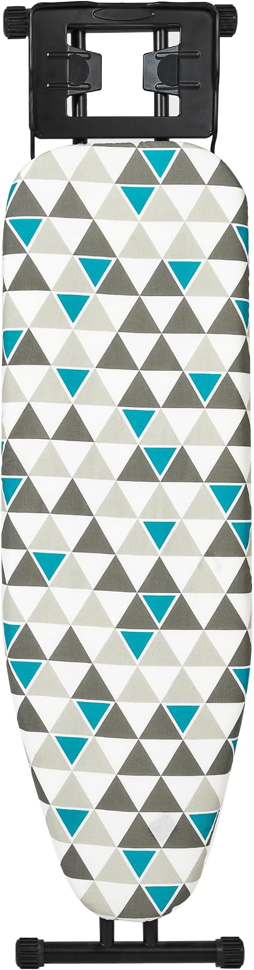 Ironing Board 13x43 Extra Thick Heavy Duty Padded Cover，Full Size Ironing Board with Iron，Height Adjustable up to 36"，Anti-Skid Feet，Extra Wide Ironing Area