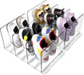 Clear Kids Shoe Rack Holder for Closet Storage Organizer Stackable Shoes Shelf Dividers for Purse Handbag Book File Organizer(2PACK)