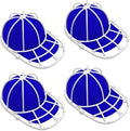 Haiou Hat Washer Cage - Protect Shape & Prevent Damage in Washing Machine/Dishwasher, Fits All Baseball Caps，White (4 Pack)