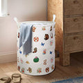 Highland Cow Laundry Basket Cute Western Cows Laundry Hamper, Cowboy Kids Large Storage Bins Box with Handles, Ideal for Room Nursery Decor, Books, Organizing Clothes, Toys