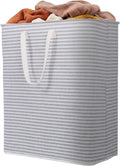 Lifewit Laundry Hamper Large Collapsible Laundry Basket, Freestanding Waterproof Clothes Hamper Storage with Easy Carry Handles for Clothes in Bedroom Bathroom College Dorm for Adults, Grey, 125L