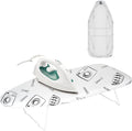 Small Tabletop Ironing Board with Heat Resistant Cover and Pad, 28"x12" Portable Compact Iron Board with Non-Slip Folding Feets for Small Spaces, Travel, Home, Apartment and Laundry, Patterned White
