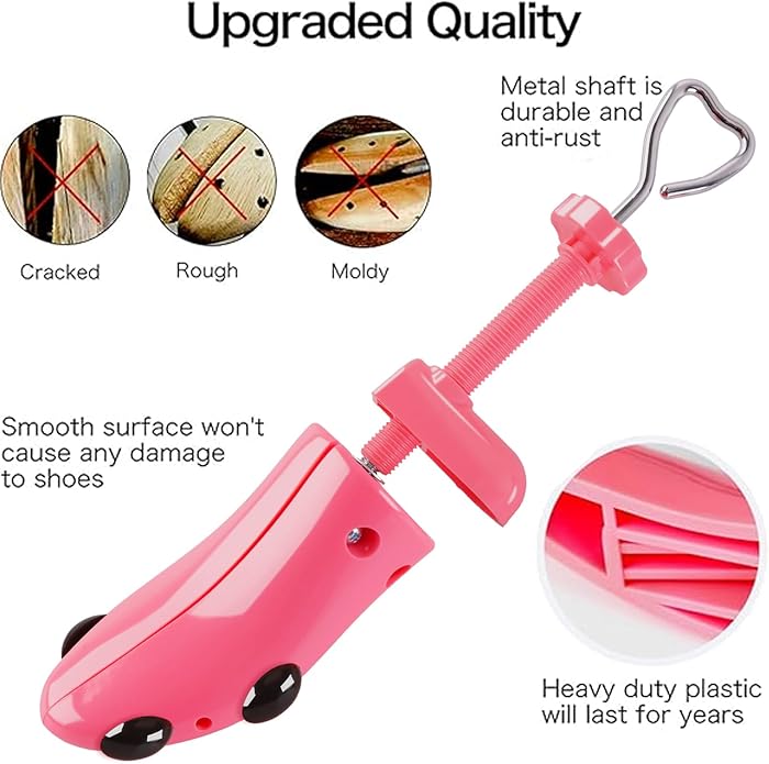 LANNEY Shoe Stretcher for Women & Men Wide Feet - Premium Shoe Expander Widener Stretch Length Width