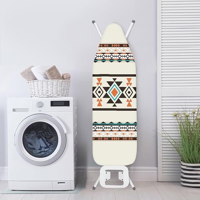 Aztec Ironing Board Cover,Western Ironing Board Cover,Tribal Ironing Board Cover,Ironing Board Covers,Aztec Print Beige XX-Large