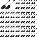 Barydat 50 Pairs Plastic Shoe Tree Stretcher Sneakers Shaper Bulk Practical Adjustable Shoes Boot Holder Support for Men