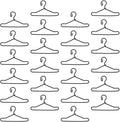 EXCEART Mini Metal Clothes Hangers for Dolls 50 Pcs Miniature Doll Clothes Hangers for Crafting Displaying and Organizing Doll Wardrobes 1.6 Inch Small Outfit Hangers