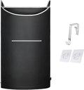 XL Hanging Laundry Hamper, Over the Door Laundry Hamper and Baskets, Wide Opening Hanging Laundry Bag,Hanging Hamper for Bathroom,Dorm,Laundry Room,Chirstmas Gifts(Black 36x22Inch).
