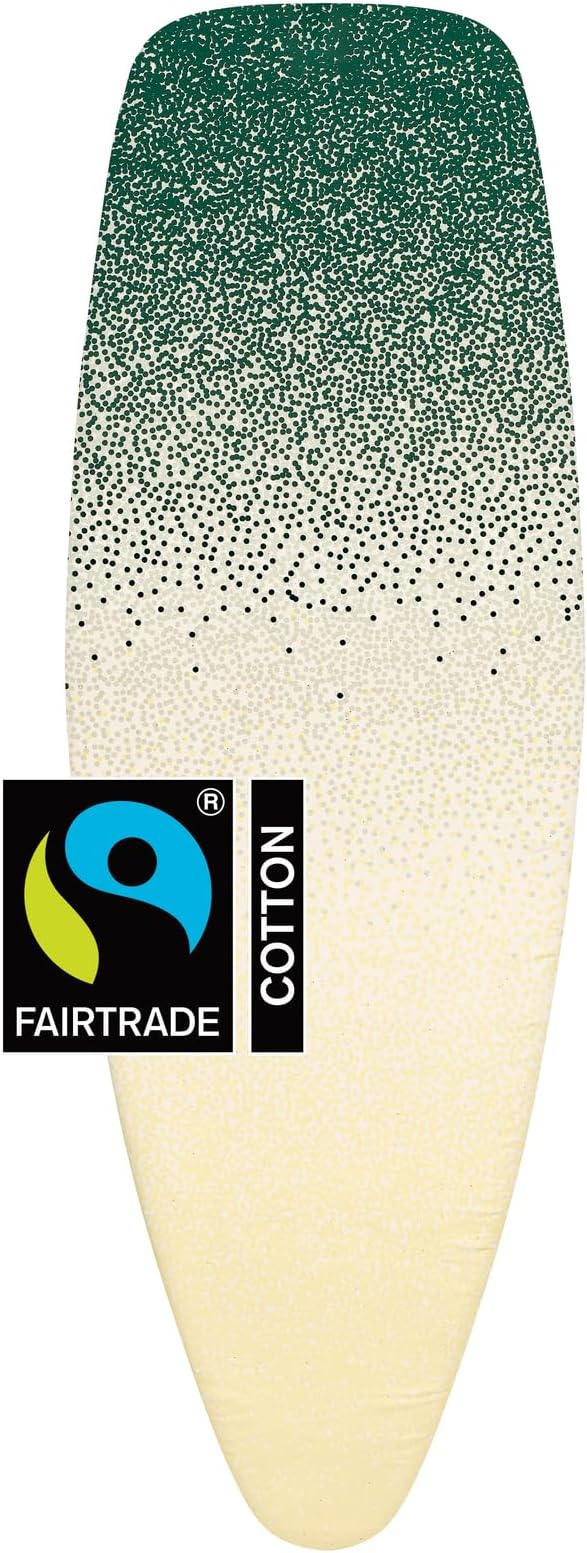 Brabantia - Ironing Board Cover D with Thick Foam & Felt Padding, Fairtrade Cotton, Durable and Easy Fit for Enhanced Ironing Performance – New Dawn, 53 x 18 in