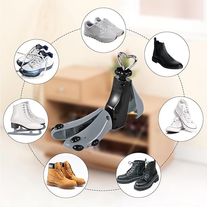 Shoe Stretcher Women Men, Boot Stretcher, Adjustable Unisex Boot Wide Feet ABS Plug