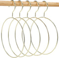 STOBAZA 5-Pack Scarf Organizer Hangers for Closet – Metal Non-Slip Scarf Holder, Space-Saving Belt & Tie Hanger for Neckties, Shawls Scarves, Veils, Pashminas Display, Tank Tops, Accessories
