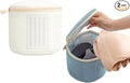 2 Pack Bra Washing Bags for Laundry, Large 7x6in Delicate Underwear Laundry Bags with 3D Structure, Double Frame Support, Soft Side Panels, Thick Mesh(2, Beige & Green)
