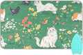Ironing Mat &Pad Magnetic Heat Resistant Pads Portable Travel Ironing Blanket Ironing Board Covers 27.6x47.2Inches Green Spring Persian Cat and Hummingbird