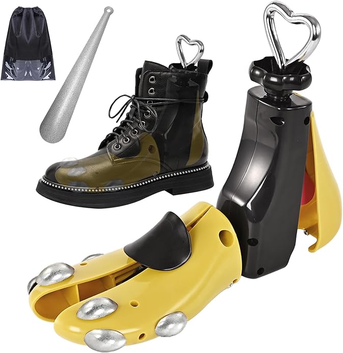 Shoe Stretcher Women Men, Boot Stretcher Wide Feet, 4-Way Shoe Widener & Expander for Stretch Length & Width