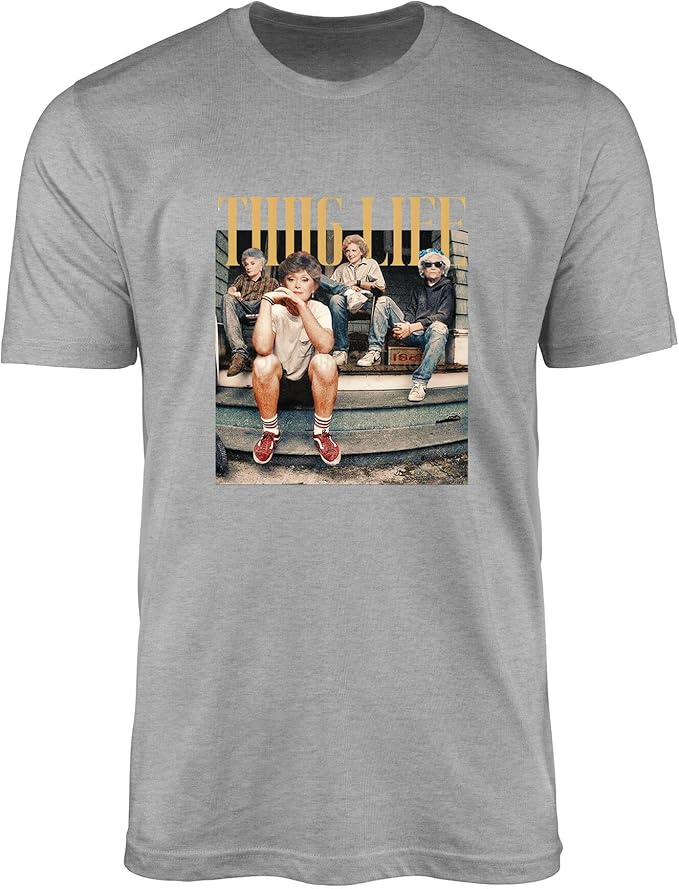 Stay Golden Graphic T-Shirt for Women - Thug Life - Comfortable Cotton Blend Tee - Standard Fit Short Sleeve Top