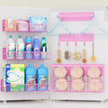 6 Pack Magnetic Shelves for Washing Machine, Magnetic Spice Rack Organizer for Refrigerator, Magnetic Shelf with Hanger Organizer, Metal Magnetic Basket, Laundry Organization and Storage, Pink