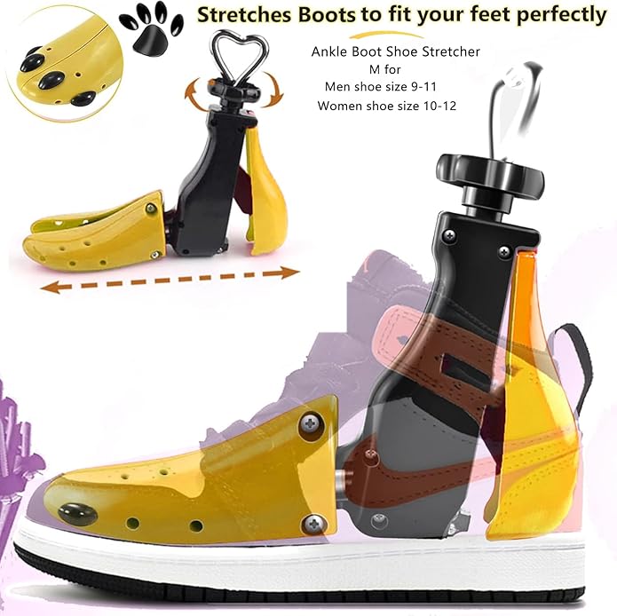 Shoe Stretcher Men Women Boot Stretcher Adjustable Width and Length Widener Expander Men Wide Feet Shoe Stretcher