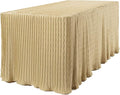 The Folding Table Cloth 6 Foot Gold 30x72x29