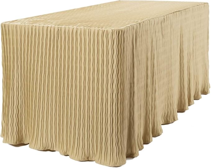 The Folding Table Cloth 6 Foot Gold 30x72x29