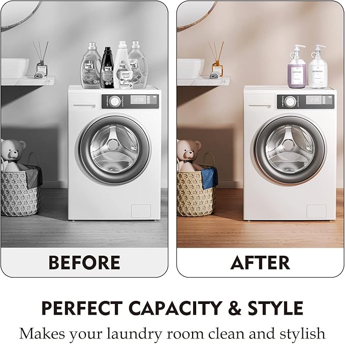 4 Pcs Glass Liquid Laundry Detergent Dispenser, Half Gallon Laundry Soap Dispenser for Laundry Room (64 oz. Each), Laundry Detergent Bottles with Pump Dispenser -Includes Labels, Funnel, Measuring Cup