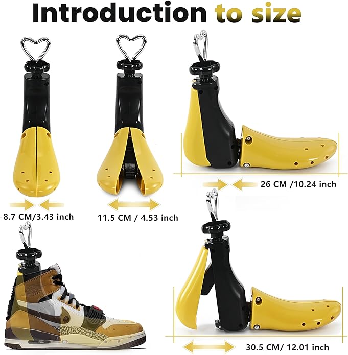 Shoe Stretcher For Women Men,Boot Stretcher Women Men,Shoe Expander Widener Stretch Length Width