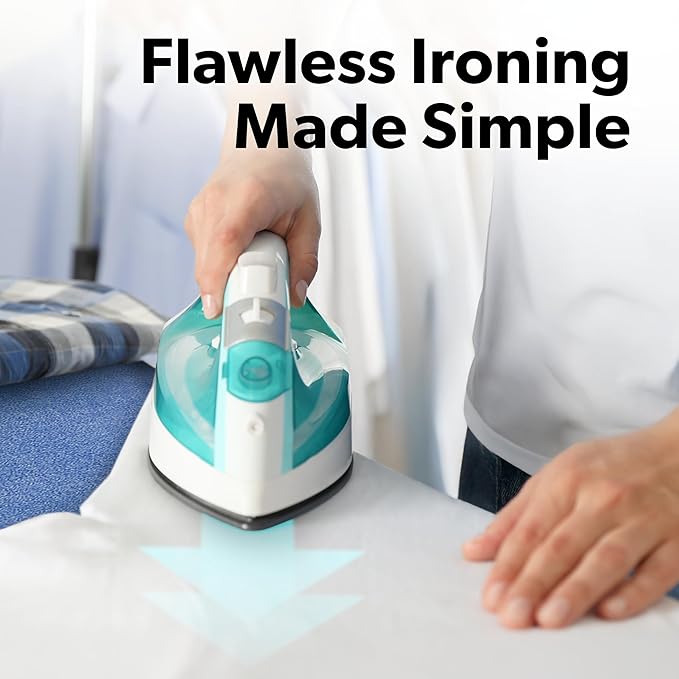 Home Intuition Extra Thick Ironing Board Cover and Pad Iron Scorch Resistant with Hook and Loop Secure Fastener and Elastic Edge,15x54, Standard Size Coated Thick Padding, Blue
