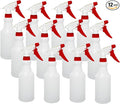 12 Pack 16oz Spray Bottles, Reusable Fine Mist Water Sprayer for Plants, Cleaning, High Output Ultrafine Misting Plastic Spray Bottles for Water, Salon, Garden, Kitchen and Bathroon
