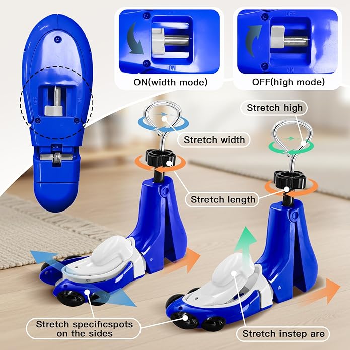 eachway Shoe Stretcher Professional Boot Stretcher Pair 4-Way Shoe Expander Widener Width Length for Wide Feet 1pcsNot a Pair
