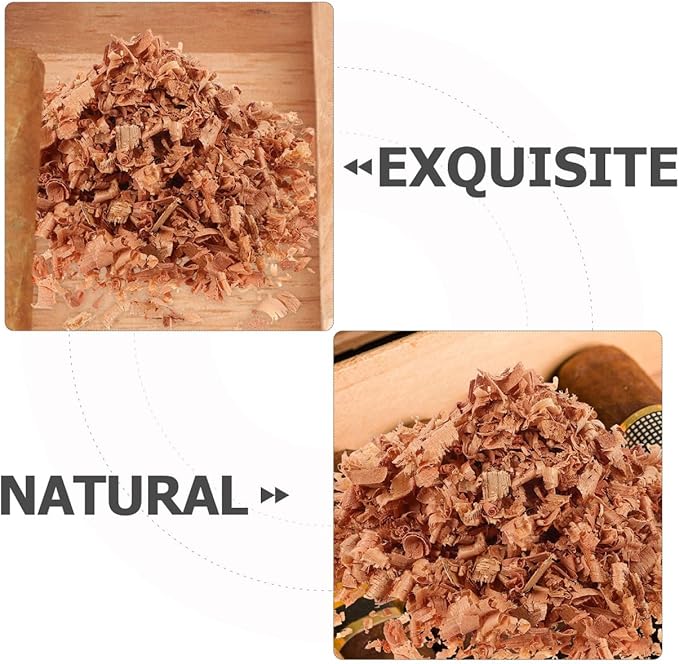 Cedar Shavings 1bag 50G Pet Bedding Practical for Closets Humidor Accessories Cigar Box Aromatherapy Aromatic Chips