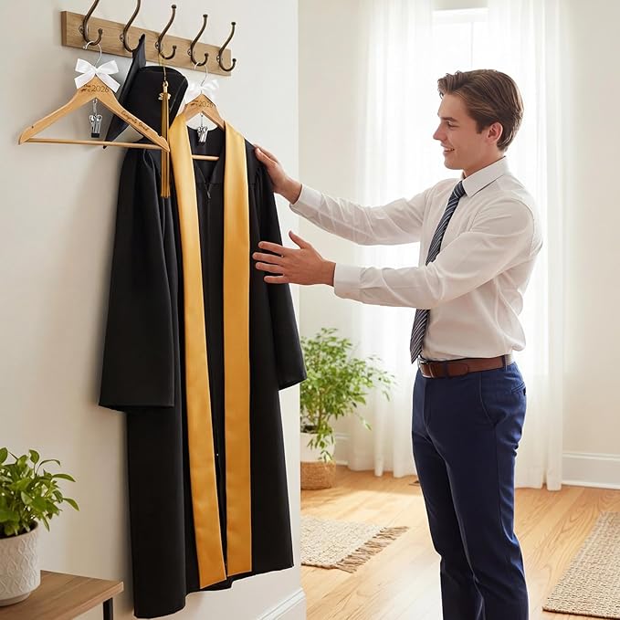 Congrats Grad Hanger for Graduation Gown Sash Class of 2026 Graduation Gift School Grad Hanger Graduate Congratulation Ceremony Keepsake Favor