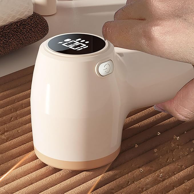 Pro Fabric Saver - Smart 3-Speed Electric Lint Remover with HD Display & 1200mAh Fast Charge | 300% Fabric Protection,25+ Garment Capacity,USB-C Reusable Shaver for Sweaters/Coats(Purple)