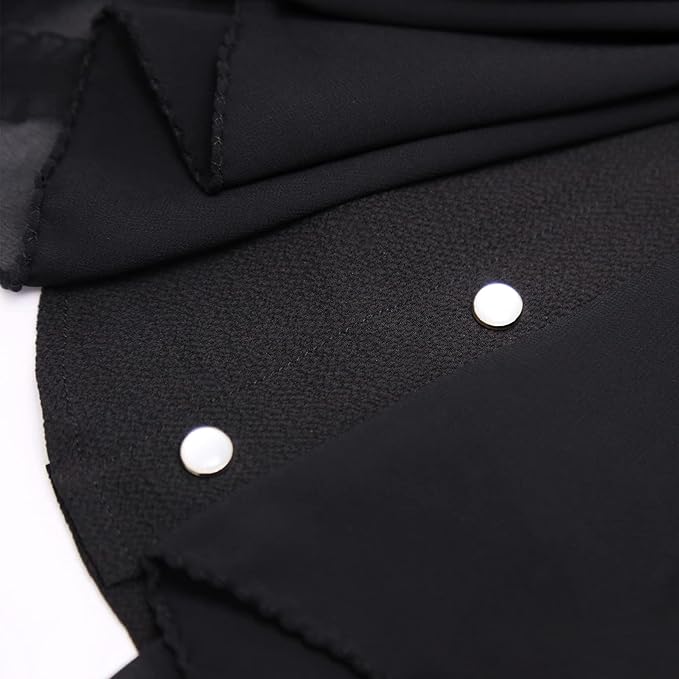 Chiffon Retro Renaissance Palace Fake Collar Suit Decorative Detachable Neck Ruffle Collars Victorian Accessories for Men