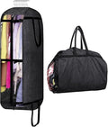 MISSLO 40" Heavy Duty Garment Bags for Travel Moving Bags sturdy Oxford Fabric Suit Bags for Closet Storage Men Suit Covers Hanging Clothes Bag