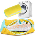 Shoe Washing Machine Bag Laundry Shoes Bag for Washer Dryer Shoe Washing Bag for Sneakers, Casual Shoes, Reusable and Durable Large Shoe Cleaning Bags for All Shoe Types and Sizes