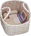 Quilted Laundry Basket Floral Storage Basket Cute Fabric Laundry Baskets Large Boho Foldable Nursery Hamper (Floral03)